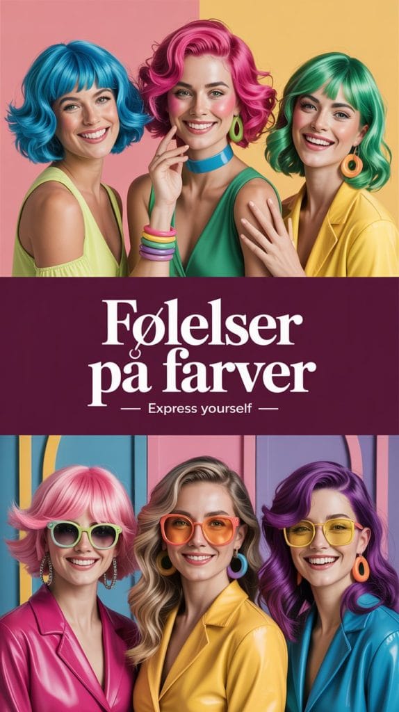 parykker med farver til dagligdagen