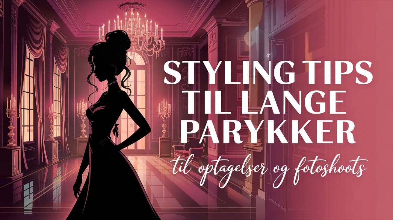 Lange parykker til optagelser og fotoshoots