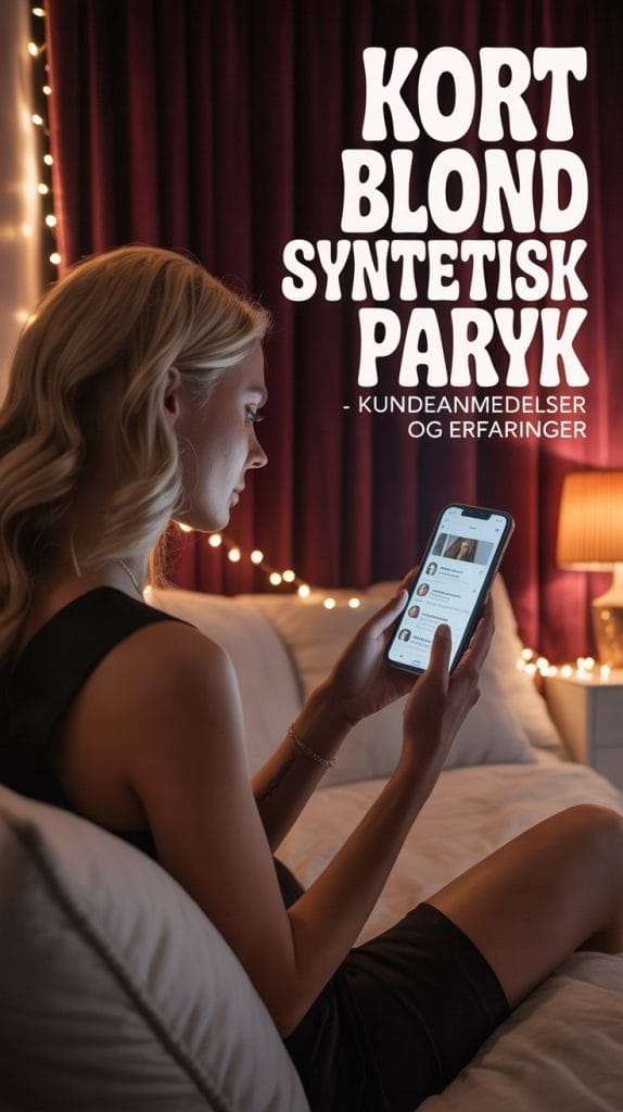 korte blonde parykker