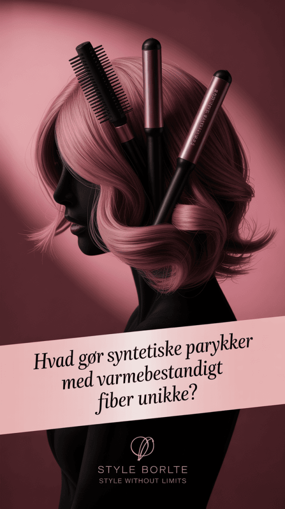 Syntetiske Parykker med Varmebestandigt Fiber