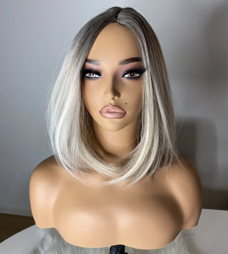 Skulderlang Blond Full Cap Paryk